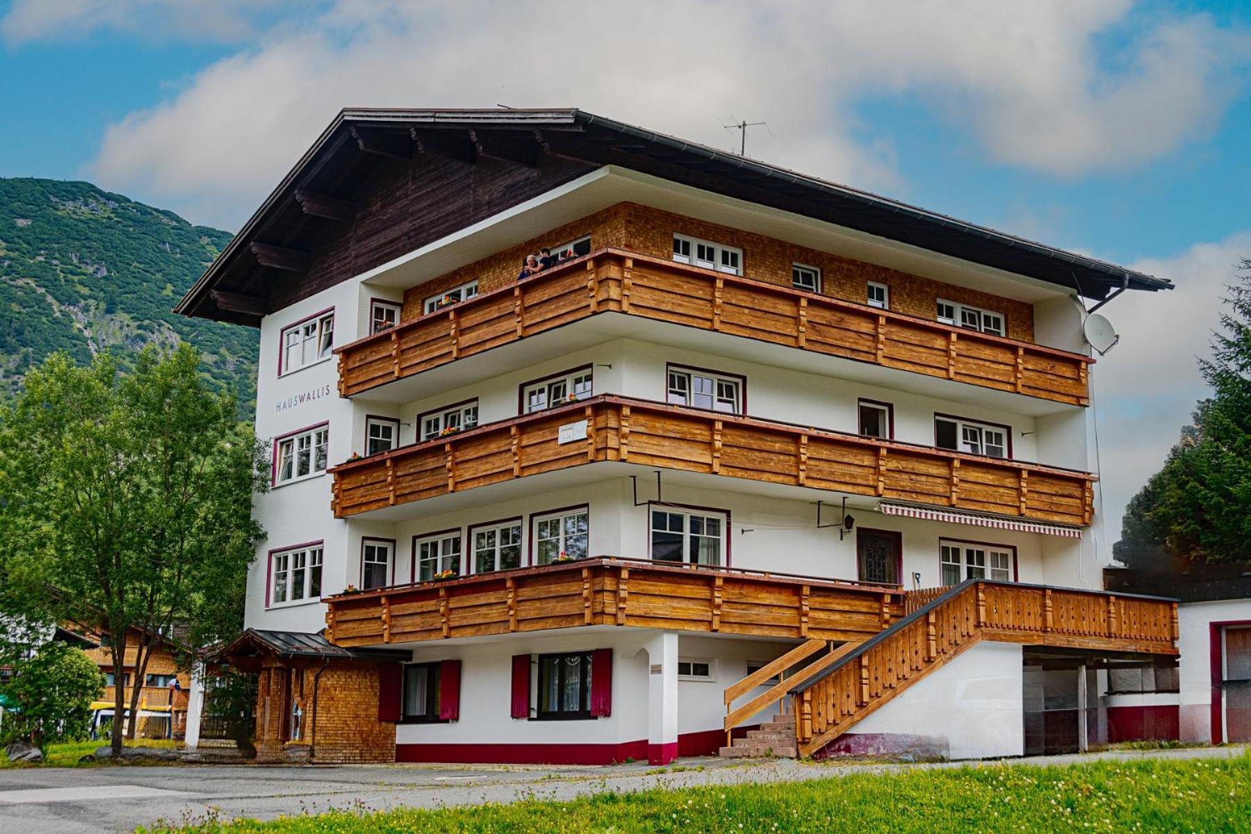 Haus Wallis By Stayfritz - Ski-In Ski-Out Zimmer 'Garni' Am Arlberg Warth  ภายนอก รูปภาพ